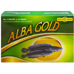 ALBA GOLD MINUMAN SERBUK IKAN GABUS